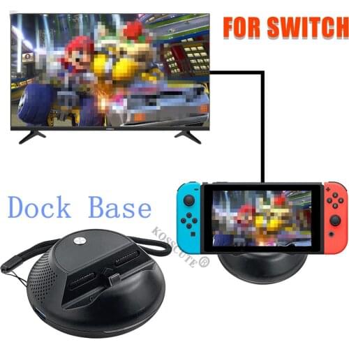 Mini Cooling Heat Dissipation Type C TV Portable Dock Base Converter USB3.0 Output Station For Nintend Switch NS Gamepad Console