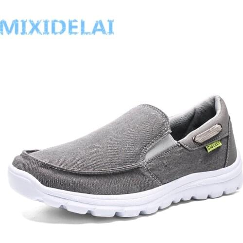 MIXIDELAI 2019 Men Casual Shoes Fashion Sneakers Male Shoes Adult Footwear Comfort Men Shoes Denim Men Loafers Men Shoes Canvas