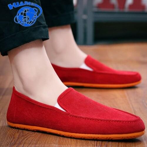 HUANQIU 2018 New Canvas Men Shoes Men Casual Shoes Plimsolls Breathable Male Footwear Spring Autumn ZLL99