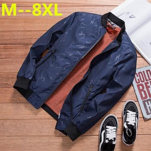 Plus size 10XL 9XL 8XL 6XL 5XL 4XL mens windbreaker Bomber polo jacket new overcoat casual outwear mens Jackets and coats