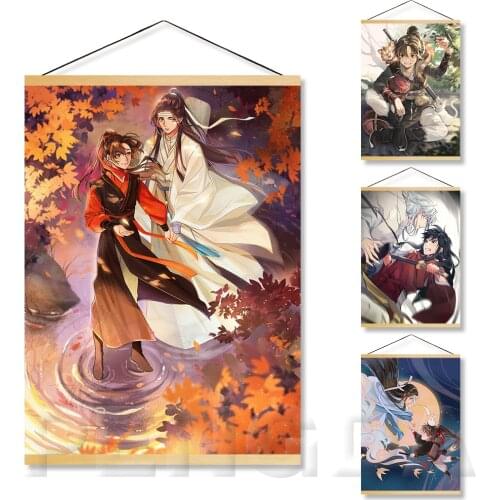 Wall Pictures Home Decor Nordic Style Print Art Hanging Painting Scroll Canvas Modern Animation Master Devil Modular Posters