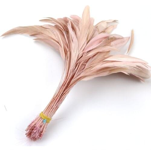20pcs/lot Natural Stripped Rooster Tail feather 10-15cm Chicken Feathers for Diy Jewelry Headdress Accessories Decorative Plume