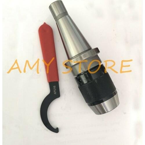 NT40-APU16-110L M16 Keyless High Precision Drill Chuck Arbor CNC Milling Wrench