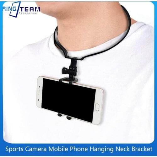 Suitable For Any Scene Convenient To Take And Hang Sports Camera Mobile Phone Hanging Neck Bracket Fixed Shooting Bracket