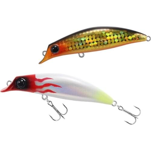 1Pcs Minnow Fishing Lures 75mm 8g Artificial Bait Wobbler Jig Bait Crankbait Carp Striped Bass Pesca Fishing Tackle SwimBait