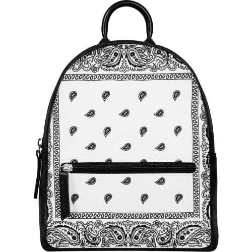 A Variety of Choices of Casual Womens Bandana Print Bags and Backpacks Can be Customized For Portable Wear