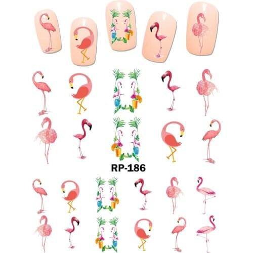 UPRETTEGO NAIL ART BEAUTY NAIL STICKER WATER DECAL SLIDER CARTOON UNDER SEA STARS JELLY FISH OCTOPUS CONCH RP163-168