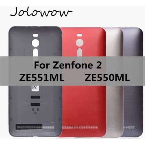 For Zenfone 2 / Deluxe ZE551ML Back Battery Cover Door Housing case with Volume Power Button Camera Lens Rear parts Replacement