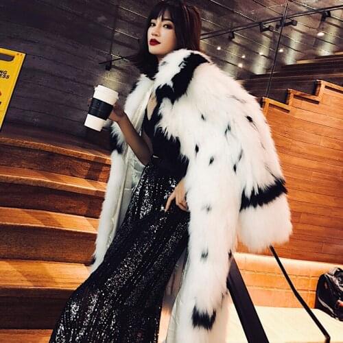 Women Clothes 2020 Winter Fox Coat Korean Fashion Long Parka Real Fur Abrigo Mujer LJ 8192 YY2235