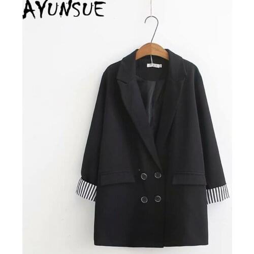 AYUNSUE Womens Blazer Spring Autumn Plus Size Coat Female Jacket Oversized Korean Clothes 2020 Blazers Guangtou9403 KJ4769