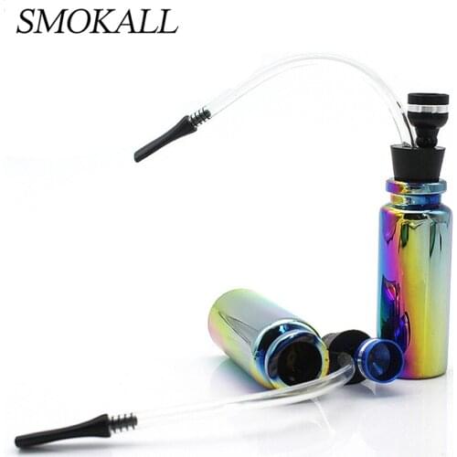 1Pcs Glass Bottle Tobacco Pipe For Smoking Herb Pipes Hookah Shisha Smoke Cigarette Accessories Narguile Nargile Cachimba