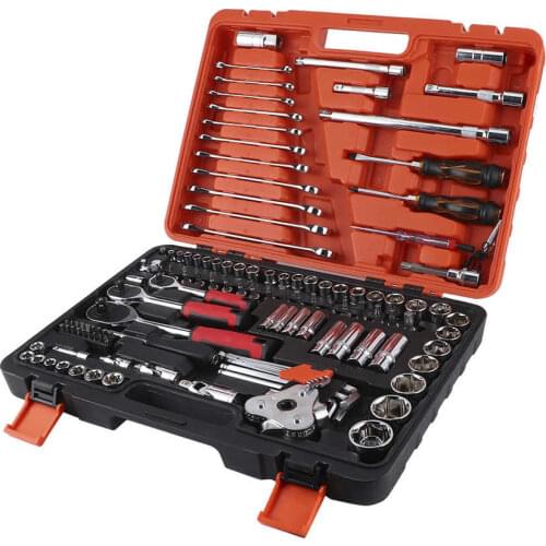 121Pcs/Set Automotive Hardware Tool Kit Sleeve Combination for Household Machine Auto Repair Car tool