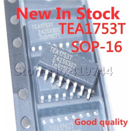 2PCS/LOT TEA1753T TEA1753T/N1 SOP-16 SMD power management IC NEW In Stock