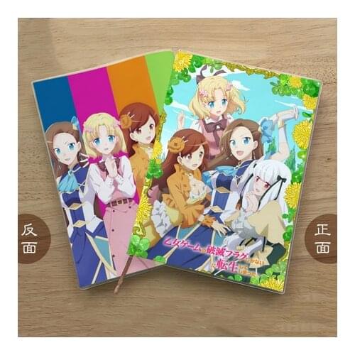 Anime My Next Life as a Villainess: All Routes Lead to Doom! Student Notebook Eye Protection Diary Notepad Memorandum Cosplay