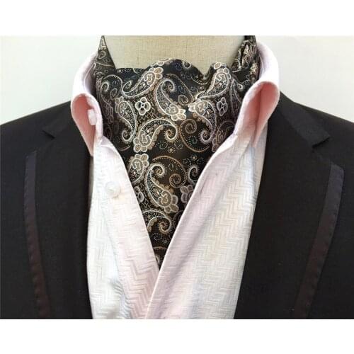 Hot Sale Men Formal Occasion Ascot Bridegroom Wedding Party Cravat