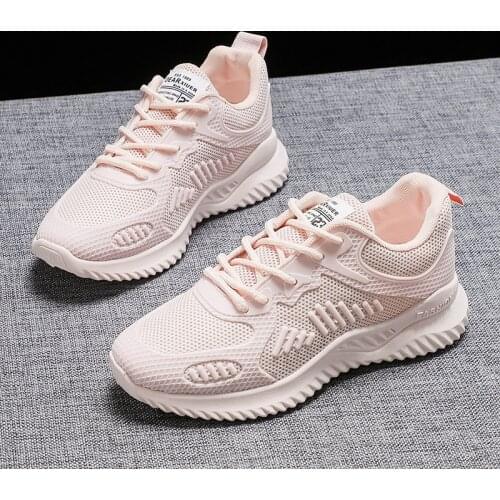 Couple 2020 Winter Autumn Women Sports Shoes Black Pink Tennis for Woman Sneakers Jogging Walking Breathable Ladies Trainers
