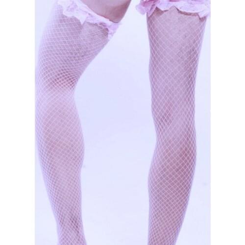Lace Mesh Stockings for Male Underwear Porno Mens Lingerie Fishnet Hosiery Over Knee Thigh High Stockings Exotic Sissy Gay Hose