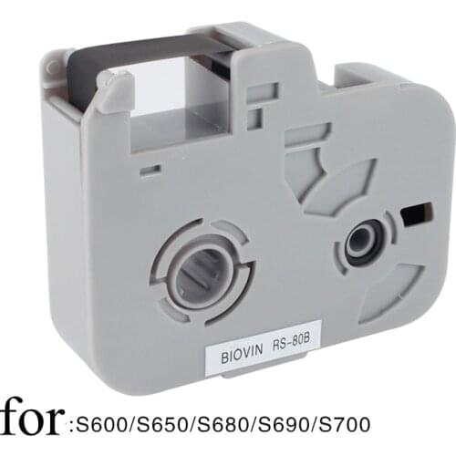 Line machine S600 S650 S680 S700 S750 S700E ribbon RS-80B RS-102B black / white ribbon