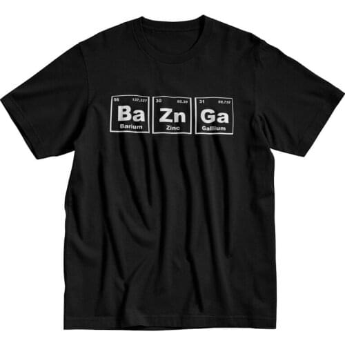 Mens The Big Bang Theory T Shirt Short-Sleeve Cotton Tshirts Trendy T-shirt Sheldon Cooper Bazinga Tee Tops Streetwear Clothes