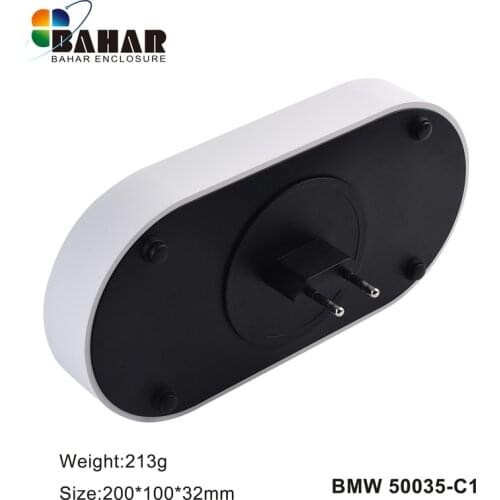 Wall Mounting Junction Box for Electronic Plastic Connector ABS Diy Case 200X100X32MM Bahar Enclosure BMW50035-C