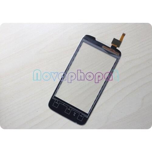 Novaphopat Top Black/White touchscreen For Lenovo A390 Touch Screen Digitizer Front Glass Panel Replacement +tracking