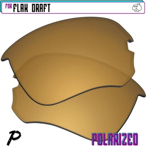EZReplace Polarized Replacement Lenses for - Oakley Flak Draft Sunglasses - Gunmetal P