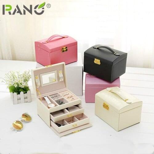 RANO JB01 New Arrival DIY Gray Soft Velvet Jewellery Earring Necklace Pendant Bracelet Drawer Storage Organizer Jewelry Box