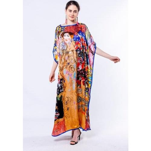 Nomads Felt Gustav Klimt Maria Munk Silk Dress