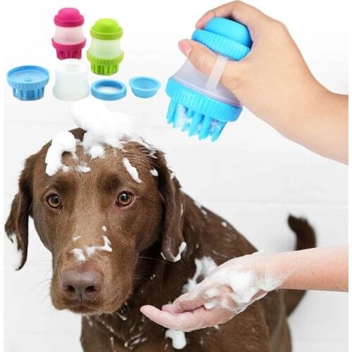 SUPREPET Pet Shampoo Cleaning Dog Bath Brush Foot Wash Silicone Massage Decontamination Storage Grooming Brush SPA Beauty Comb