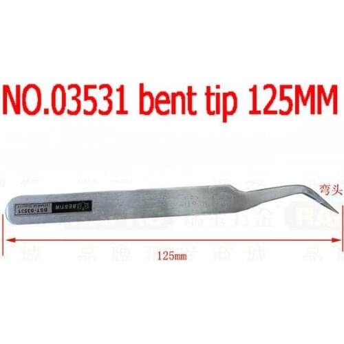 BESTIR taiwan high quality stainess steel curved curved multipurpose tweezers plier hand tools NO.03531 freeshipping