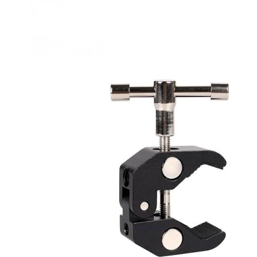 Crab Claw Clamp Tongs Pliers Clip Bracket for Camera Tripod Monopod Studio Flash Bracket Tripod Arm Camera Accessories
