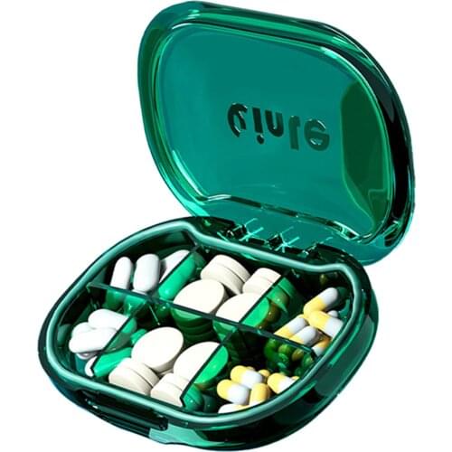 4/6 Grid Portable Pill Travel Organizer Small Vitamin Medicine Divider Jewelry Container Anti Moisture for Jewelry Organizer