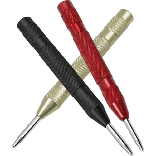 5 Inch Automatic Center Pin Punch Spring Loaded Marking Starting Holes Tool