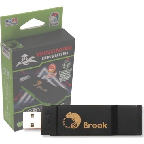 Brook Usb Adapter Wingman XB Converter for PS4/for PS3/for Switch Pro/for Xbox 360/One/Elite 1&2 Controller to for Xbox One/360