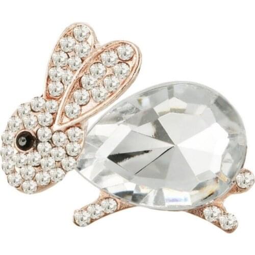 Free shipping rhinestone button mixed colorful buckle 26mm rabbit bunny buttons for sequin lace 10PCS/LOT(BTN-5428)