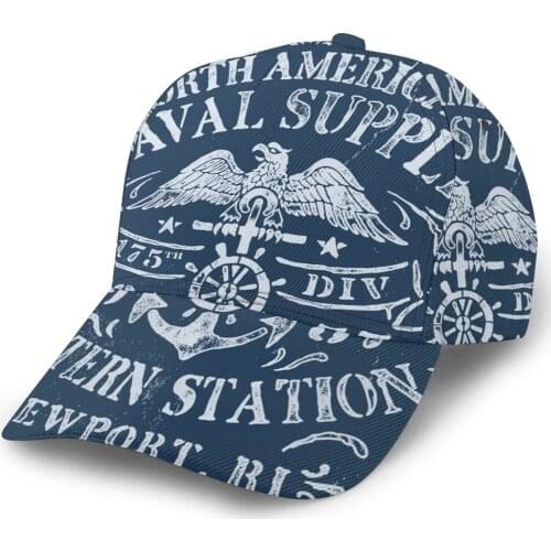 CINESSD 2020 Summer New Unisex Outdoor Sport Sunscreen Baseball Hat Running Visor Cap Vintage Nautical Design