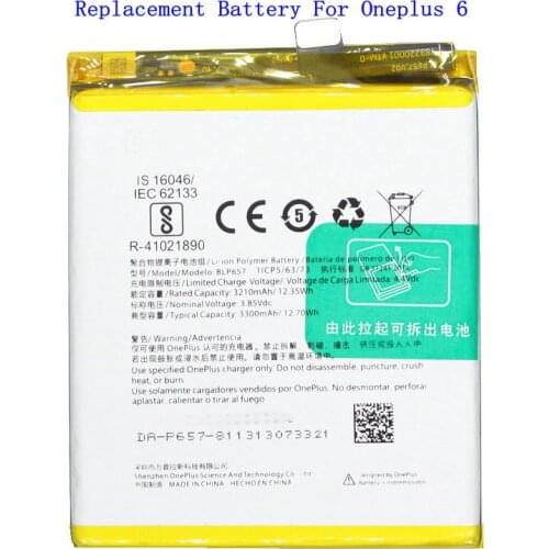 Аккумуляторы для телефонов OnePlus 6T Ciszean China At AliExpress