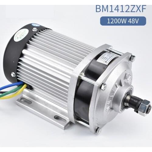 Escooter Conversion Kit Bicicleta Eletrica Bm1412zxf 48V 60V 1200W Brushless Motor For E Tricycle Car Electric Bike Bicycle