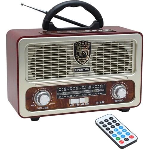 EVERTON RT-854BT USB/SD/FM/BLUETOOTH SUPPORTED OPERATED NOSTALGIC RADIO