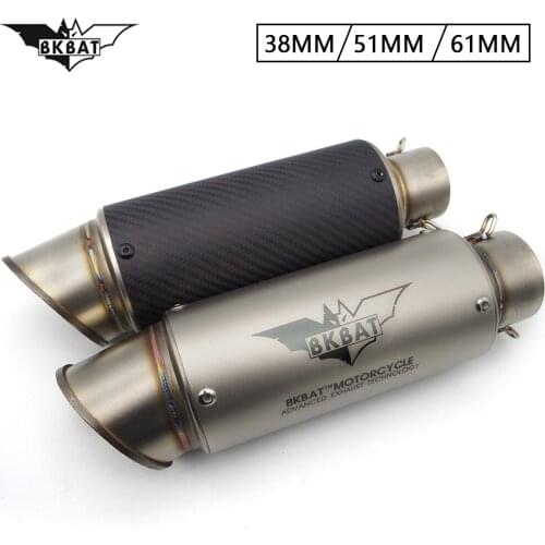 38-61mm Motorcycle Carbon Fiber Exhaust Pipe DB Silencer Moto Accessories FOR BMW s1000r f700gs gs 1250 Honda cb 400 cbr 600rr