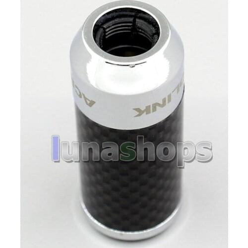 LN005440 HiFi Carbon Fiber Pants Boot Y Splitter Speaker Audio Power Cable Wire Adapter Acrolink