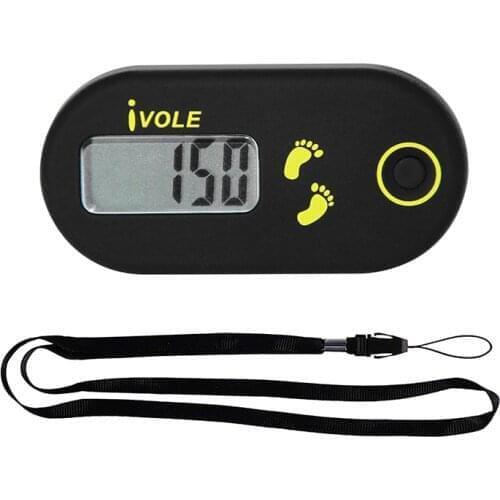 Mini LCD Step Pedometer Step Movement Calories Counter With Clip Walking Pedometer Walking Pedometer Pocket Fitness Accessories