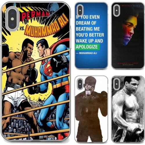 Soft TPU Cover Muhammad-Ali-King-of-Boxing-USA For Huawei Nova 2 2i 3 3i Y3 Y5 Y6 Y7 Y9 Prime 2015 2016 2017 2018 2019