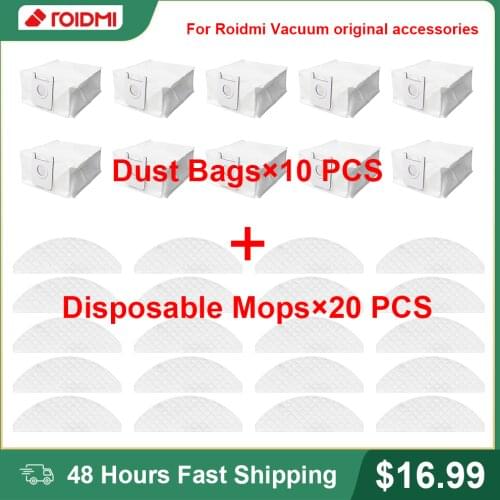 Roidmi EVE Plus Dust Bag Robot Vacuum Cleaner Parts Accessories