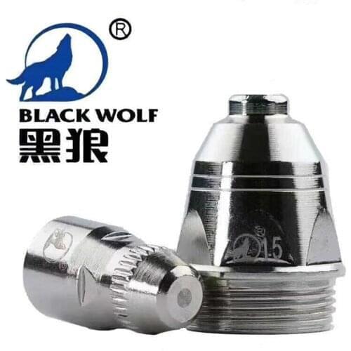 P80 black wolf authentic original High Quality Air Plasma Cutting Nozzle Tip Electrode Consumables Plasma TIPS 10set,20pcs