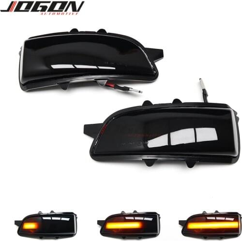 Pair For Volvo C30 C70 S40 S60 V40 V50 V70 2008- 2010 LED Dynamic Turn Signal Side Mirror Sequential Blinker Indicator Light