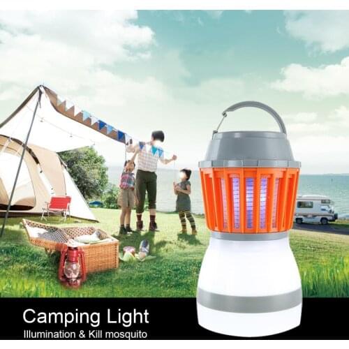 PortableTent Light Outdoor adventure Camping Hiking light Emergency Lighting Purplelight Mosquito trap