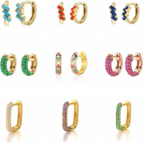Luxury Copper Womens Earring Colorful Micro Pave Zircon Big Circle Hoop Earrings For Loves' Wedding Jewerly Gift Pendientes