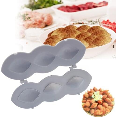 New Manual Meatball Maker Kibbeh Express Plus Rolls Meatloaf Mold Minced Meat Processor DIY Cake Desserts for Home Kitchen Tools