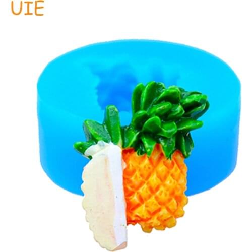 SYL005U 19.6mm Pineapple Silicone Mold - Fruit Mold Cake Decoration, Fondant, Icing, Chocolate, Resin Polymer Clay, Candy Mold